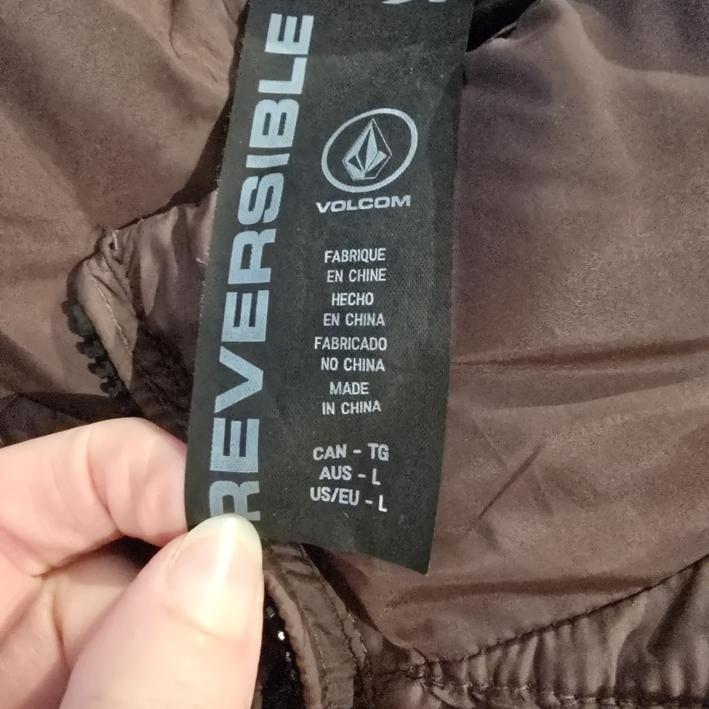 Volcom Brown Reversible Jacket - Picture 3 of 7